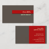 Visite Carte de visite, gras {fond personnalisable} (Devant / Derrière)