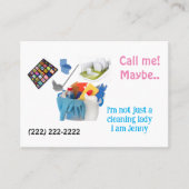 Visite Carte de visite, La Mère Du Nettoyage M'Appelle, P (Devant)
