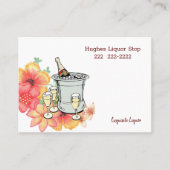 Visite Carte de visite, Magasin d'alcools (Devant)