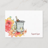 Visite Carte de visite, Magasin d'alcools (Dos)