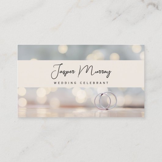 Visite Carte de visite, Mariage Blanc et pastel célébré (Dos)
