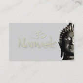 Visite Carte de visite, méditation et om (Dos)