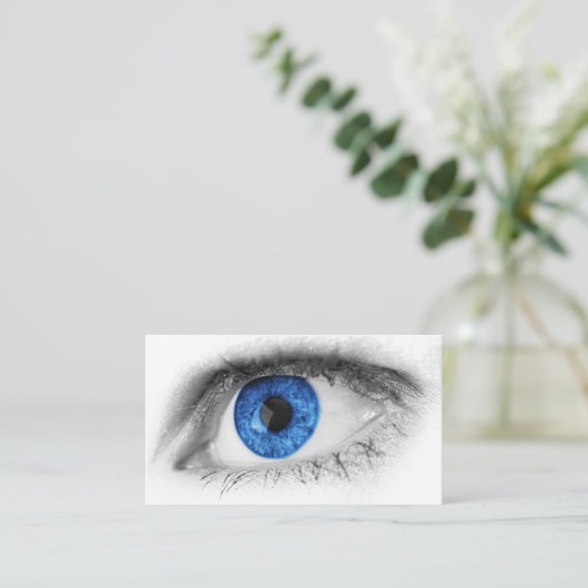 Visite Carte de visite, oeil (Debout devant)