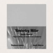 Visite Carte de visite, personnalisé (Extérieur déplié)