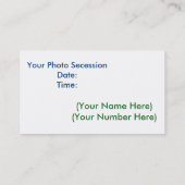 Visite Carte de visite/Photographie (Dos)