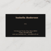 Visite Carte de visite, pour vous (Dos)