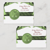 Visite Carte de visite, Robe-Maker, Seamstress (Devant / Derrière)