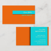 Visite Carte de visite, simple {personnalisable arrière - (Devant / Derrière)