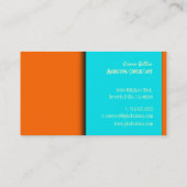 Visite Carte de visite, simple {personnalisable arrière - (Dos)