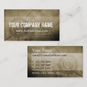 Visite Carte de visite: Tan Grunge (Devant / Derrière)