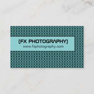 Visite Carte de visite, Turquoise