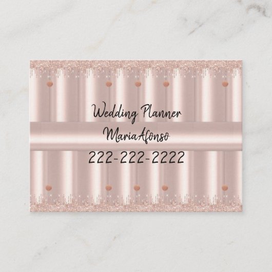 Visite Carte de visite, Wedding planner de Parties scinti (Devant)