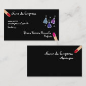 Visite Carte de visites Ongles et Émail (Devant / Derrière)