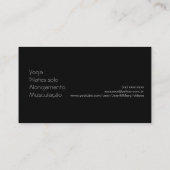 Visite Carte de visites personal trainer (Dos)