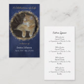 Visite Carte de voeux avec une seule photo (Devant / Derrière)