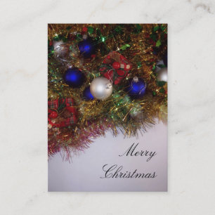 Visite Carte de vœux de Noël professionnelle