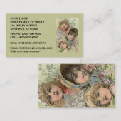 VISITE CARTE D'ÉCHANGE D'INFORMATION DE CONTACT (Devant / Derrière)