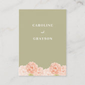 VISITE CARTE D'ENCOMBREMENT DES FLEURS DE COULEUR D'EAU (Dos)