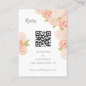 VISITE CARTE D'ENREGISTREMENT DE LA FÊTE DES MARIÉES DES (Devant)