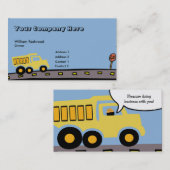 Visite Carte d'entreprise de construction (Devant / Derrière)