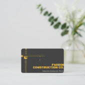 VISITE CARTE D'ENTREPRISE DE CONSTRUCTION. (Debout devant)