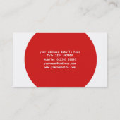 Visite Carte d'entreprise de construction (Dos)