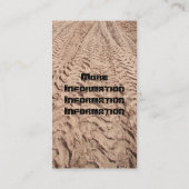 Visite Carte d'entreprise de construction (Dos)