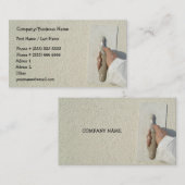 Visite Carte d'entreprise de construction (Devant / Derrière)