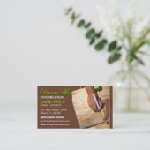 Visite Carte d'entreprise de construction (Debout devant)