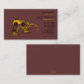 Visite Carte d'entreprise de construction (Devant / Derrière)