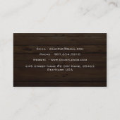 Visite Carte d'entreprise de construction (Dos)