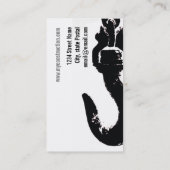 Visite carte d'entreprise de construction (Dos)