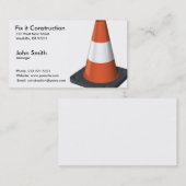 Visite Carte d'entreprise de construction (Devant / Derrière)