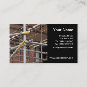 Visite Carte d'entreprise de construction