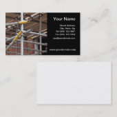 Visite Carte d'entreprise de construction (Devant / Derrière)