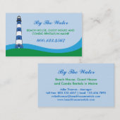 Visite Carte d'entreprise de location de plage de phare (Devant / Derrière)