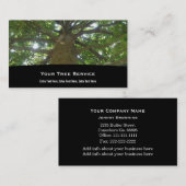 Visite Carte d'entreprise de services d'arbre (Devant / Derrière)