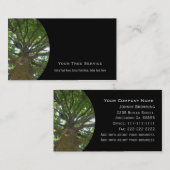Visite Carte d'entreprise de services d'arbre (Devant / Derrière)