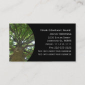 Visite Carte d'entreprise de services d'arbre (Dos)