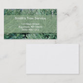 Visite Carte d'entreprise de services d'arbre (Devant / Derrière)
