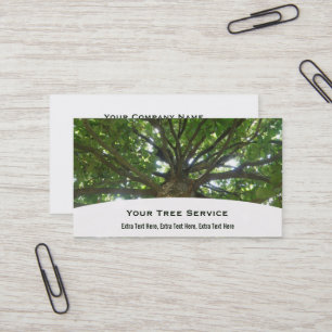 Visite Carte d'entreprise de services d'arbre
