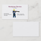 Visite Carte d'entreprise de services de bricoleur (Devant / Derrière)