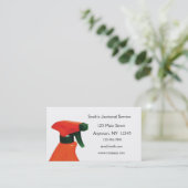 Visite Carte d'entreprise de services de nettoyage (Debout devant)