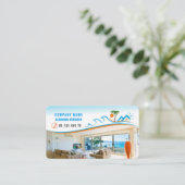 Visite Carte d'entreprise de services de nettoyage (Debout devant)