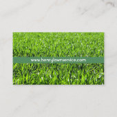 Visite Carte d'entreprise de services de pelouse d'herbe (Dos)