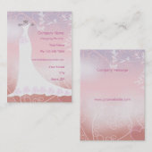 Visite Carte d'entreprise de services de robe de mariage (Devant / Derrière)
