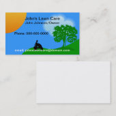 Visite Carte d'entreprise de services de soin de pelouse (Devant / Derrière)