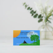 Visite Carte d'entreprise de services de soin de pelouse (Debout devant)