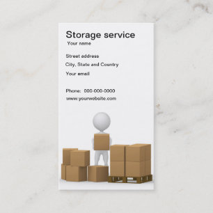 Visite Carte d'entreprise de services de stockage