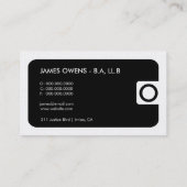 Visite carte d'entreprise d'or de loi de 311-Sleek | (Dos)